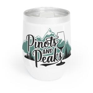 Pinots & Peaks 12oz Insulated Wine Cooler